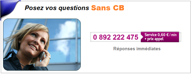 Voyance par telephone sans CB